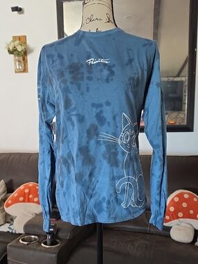 Primitive X Sailor Moon Blue Tie-Dye Long Sleeve